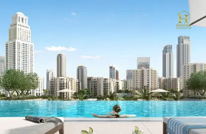 Pool image for: Apartment - 1 Bedroom - 2 Bathrooms for rent in Palace Residences - Dubai Creek Harbour (The Lagoons) - Dubai, Image 1