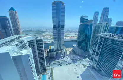مكتب - استوديو - 1 حمام للايجار في برج بارك لين - الخليج التجاري - دبي