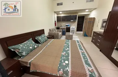 Apartment - Studio - 1 Bathroom for rent in Jasmine Towers - Garden City - Ajman