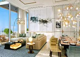 Living / Dining Room image for: Apartment - 3 bedrooms - 4 bathrooms for sale in Cavalli Casa Tower - Dubai Marina - Dubai, Image 1
