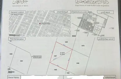Land - Studio for sale in Al Jurf 3 - Al Jurf - Ajman Downtown - Ajman