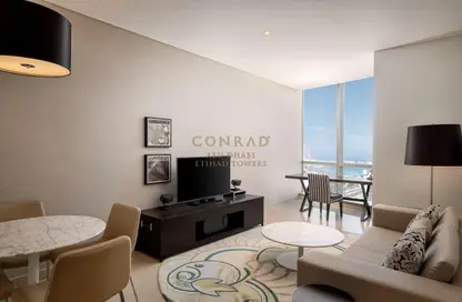 Apartment - 1 Bedroom - 1 Bathroom for rent in Conrad Abu Dhabi Etihad Towers - Etihad Towers - Corniche Road - Abu Dhabi
