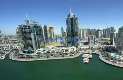 Water View image for: Apartment - 3 Bedrooms - 3 Bathrooms for rent in No.9 - Dubai Marina - Dubai, Image 1