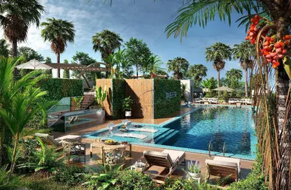 صورة لـ حوض سباحة شقة - 3 غرف نوم - 4 حمامات للبيع في 48 باركسايد - ارجان - دبي ، صورة رقم 1