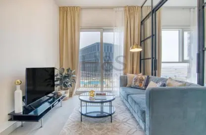 Living Room image for: Apartment - 2 Bedrooms - 2 Bathrooms for rent in Socio Tower - Dubai Hills Estate - Dubai, Image 1