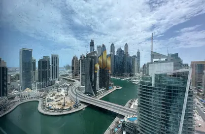 Water View image for: Apartment - 3 Bedrooms - 4 Bathrooms for sale in Time Place Tower - Dubai Marina - Dubai, Image 1