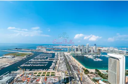 شقة - 2 غرف نوم - 2 حمامات للايجار في برج الأميرة - دبي مارينا - دبي