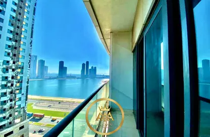 Apartment - 2 Bedrooms - 4 Bathrooms for rent in Al Mamzar Tower - Al Mamzar - Sharjah - Sharjah