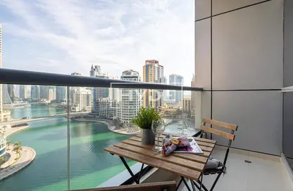 Apartment - 1 Bedroom - 2 Bathrooms for rent in Central Tower - Bay Central - Dubai Marina - Dubai