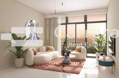 Living Room image for: Apartment - 1 Bedroom - 2 Bathrooms for sale in Azizi Grand - Dubai Sports City - Dubai, Image 1