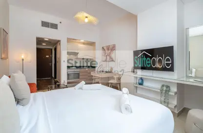 Apartment - Studio - 1 Bathroom for rent in Sparkle Tower 3 - Sparkle Towers - Dubai Marina - Dubai