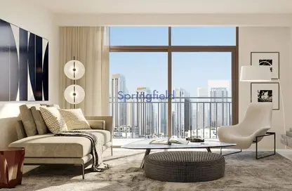 Living Room image for: Apartment - 2 Bedrooms - 2 Bathrooms for sale in Creek Palace - Dubai Creek Harbour (The Lagoons) - Dubai, Image 1