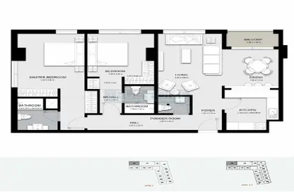 Apartment - 2 Bedrooms - 3 Bathrooms for sale in Al Mamsha - Muwaileh - Sharjah