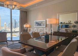 Dining Room image for: Apartment - 1 bedroom - 2 bathrooms for rent in The Address Residence Fountain Views 2 - The Address Residence Fountain Views - Downtown Dubai - Dubai, Image 1