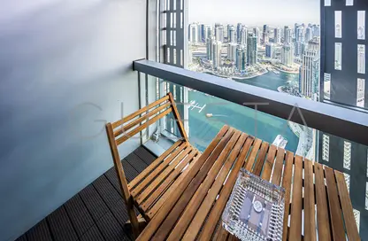 Balcony image for: Apartment - 3 Bedrooms - 3 Bathrooms for rent in Cayan Tower - Dubai Marina - Dubai, Image 1