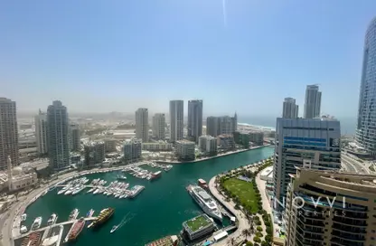 شقة - 3 غرف نوم - 4 حمامات للايجار في برج التألق 1 - أبراج البريق - دبي مارينا - دبي