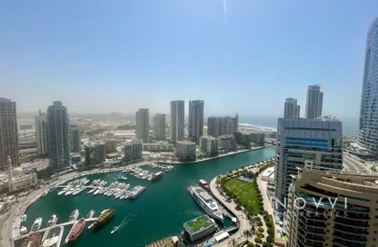 شقة - 3 غرف نوم - 4 حمامات للايجار في برج التألق 1 - أبراج البريق - دبي مارينا - دبي