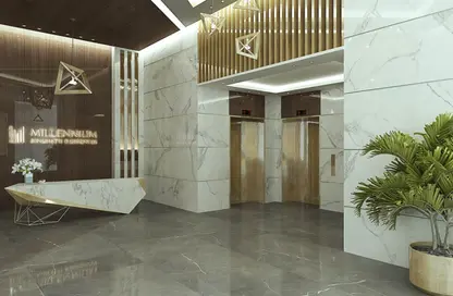 شقة - 2 غرف نوم - 3 حمامات للايجار في ميلينيوم بن غاطي ريزيدنسز - الخليج التجاري - دبي