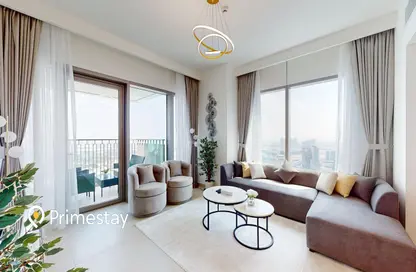 Living Room image for: Apartment - 2 Bedrooms - 2 Bathrooms for rent in Downtown Views II Tower 3 - Downtown Views II - Downtown Dubai - Dubai, Image 1