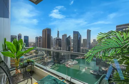 Apartment - 1 Bedroom - 2 Bathrooms for rent in Central Tower - Bay Central - Dubai Marina - Dubai