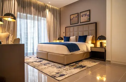 صورة لـ غرفة- غرفة النوم شقة - غرفة نوم - 1 حمام للايجار في داماك ماجستين - الخليج التجاري - دبي ، صورة رقم 1