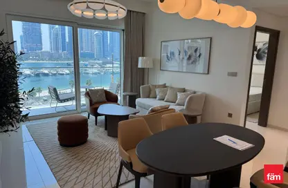Apartment - 1 Bedroom - 1 Bathroom for rent in Grand Bleu Tower 1 - EMAAR Beachfront - Dubai Harbour - Dubai