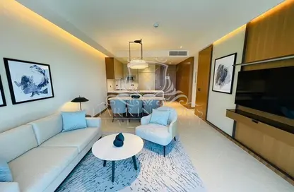 صورة لـ غرفة المعيشة / غرفة الطعام شقة - 2 غرف نوم - 3 حمامات للايجار في العنوان رزيدنسز برج الأوبرا دبي 1 - ذو ادراس ريزيدنس دبي أوبرا - دبي وسط المدينة - دبي ، صورة رقم 1