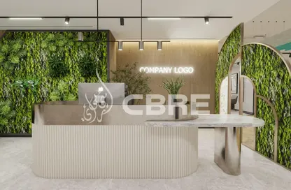 Office Space - Studio - 4 Bathrooms for rent in Indigo Icon - JLT Cluster F - Jumeirah Lake Towers - Dubai