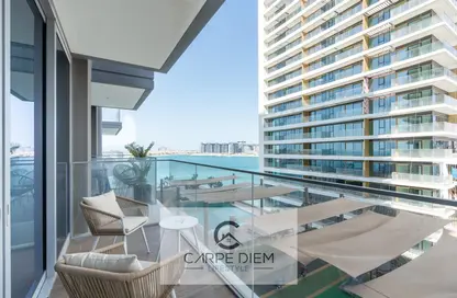 Balcony image for: Apartment - 2 Bedrooms - 2 Bathrooms for rent in Beach Isle - EMAAR Beachfront - Dubai Harbour - Dubai, Image 1
