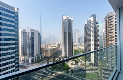 شقة - 1 حمام للايجار في ماركيز سكوير تاور - الخليج التجاري - دبي