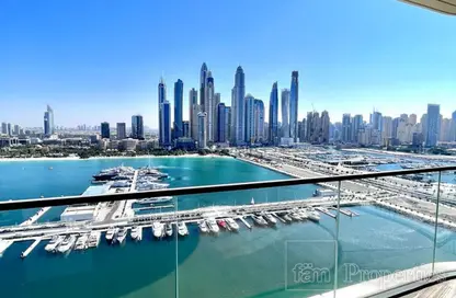 Water View image for: Apartment - 3 Bedrooms - 3 Bathrooms for rent in Marina Vista - EMAAR Beachfront - Dubai Harbour - Dubai, Image 1