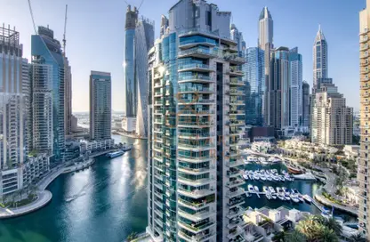 Outdoor Building image for: Apartment - 2 Bedrooms - 2 Bathrooms for rent in Marinascape Oceanic - Trident Marinascape - Dubai Marina - Dubai, Image 1