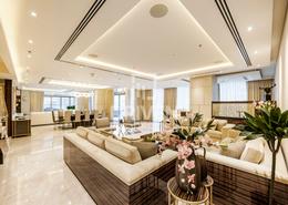 Living / Dining Room image for: Penthouse - 5 bedrooms - 5 bathrooms for sale in West Wharf - Business Bay - Dubai, Image 1