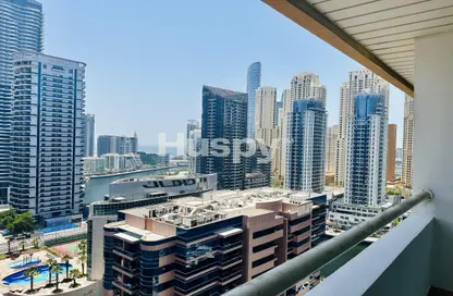 Apartment - 2 Bedrooms - 3 Bathrooms for rent in Marina Sail - Dubai Marina - Dubai