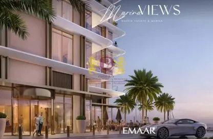 Apartment - 1 Bedroom - 2 Bathrooms for sale in Marina Views Tower 2 - Marina Views - Mina Rashid - Dubai