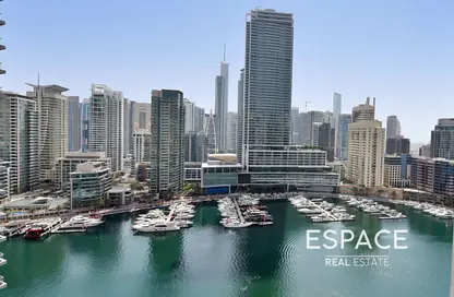 Apartment - 2 Bedrooms - 3 Bathrooms for rent in Attessa Tower - Marina Promenade - Dubai Marina - Dubai