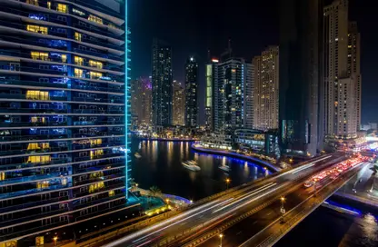 Apartment - Studio - 1 Bathroom for rent in Marina View - Dubai Marina - Dubai
