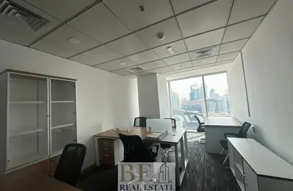 Office Space - Studio - 1 Bathroom for rent in The Binary Tower - Business Bay - Dubai