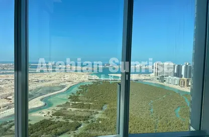 Office Space - Studio - 1 Bathroom for rent in Addax port office tower - City Of Lights - Al Reem Island - Abu Dhabi