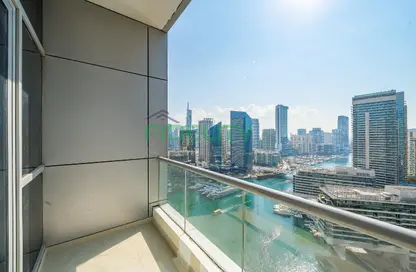 شقة - غرفة نوم - 2 حمامات للايجار في البرج الاوسط - باي سنترال - دبي مارينا - دبي