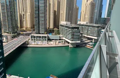 شقة - 1 حمام للايجار في B برج سيلفرين - سيلفيرين - دبي مارينا - دبي