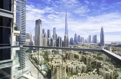 Apartment - 2 Bedrooms - 1 Bathroom for rent in Bellevue Tower 1 - Bellevue Towers - Downtown Dubai - Dubai