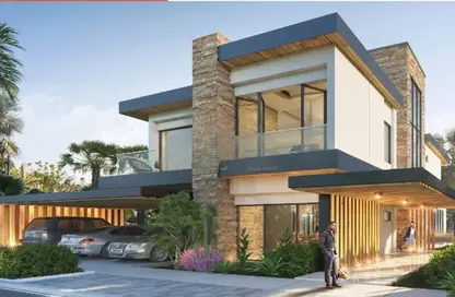 Townhouse - 5 Bedrooms - 4 Bathrooms for sale in Costa Brava 2 - Costa Brava at DAMAC Lagoons - Damac Lagoons - Dubai