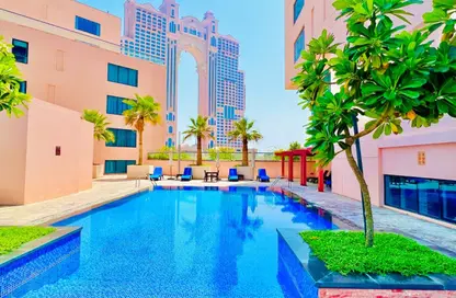 Apartment - 3 Bedrooms - 5 Bathrooms for rent in Marina Sunset Bay - The Marina - Abu Dhabi