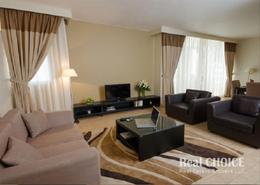 Living Room image for: Hotel and Hotel Apartment - 1 bedroom - 1 bathroom for rent in The Apartments Dubai World Trade Centre A - The Apartments Dubai World Trade Centre - World Trade Center - Dubai, Image 1