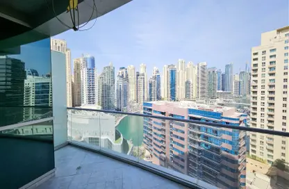 Balcony image for: Apartment - 1 Bedroom - 2 Bathrooms for sale in The Waves Tower A - The Waves - Dubai Marina - Dubai, Image 1