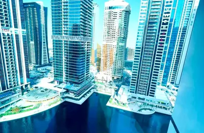 شقة - غرفة نوم - 2 حمامات للايجار في ليك سايد ريزيدنس - (JLT) مجمع A - أبراج بحيرة الجميرا - دبي