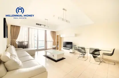 Apartment - 2 Bedrooms - 2 Bathrooms for rent in The Waves Tower A - The Waves - Dubai Marina - Dubai