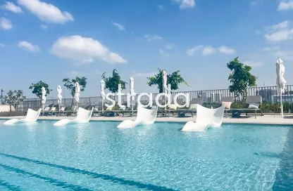 Pool image for: Apartment - 1 Bedroom - 1 Bathroom for rent in Socio Tower 1 - Socio Tower - Dubai Hills Estate - Dubai, Image 1