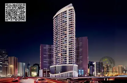 Apartment - 1 Bedroom - 2 Bathrooms for sale in Tower C1 - Ajman Pearl Towers - Ajman Downtown - Ajman